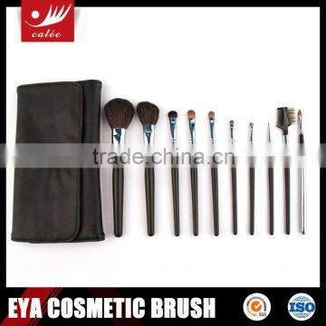 10pcs Professional Travel Makeup Brush Set With Black Classci Bag