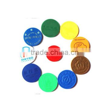 Small round HF rfid ABS coin tag