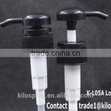 Wholesale China-made plastic shampoo bottle screw lotion pump made in China