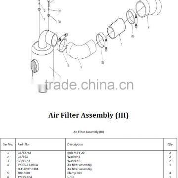 Supply Jinma Tractor Spare Parts & Air Filter Air Cleaner