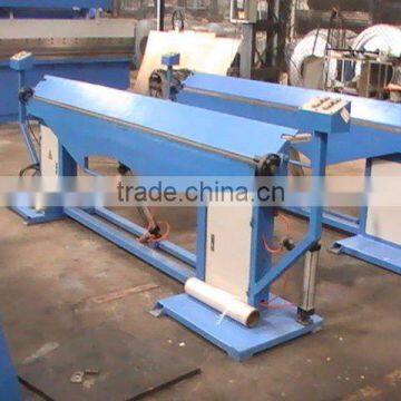 Pneumatic metal crimping machine folder