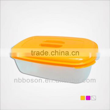 rectangular plastic storage box