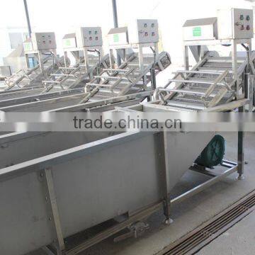 high quality stainless steel air bubble vegetable washing machine