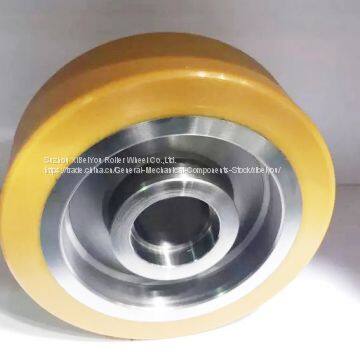 Load wheel Bearing drive, polyurethane wheels, shore 95A,forklift wheel,