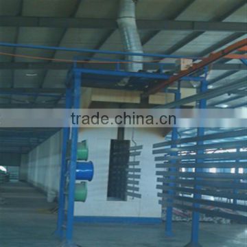 golden supplier full-automatic gas painting oven,powder coating line