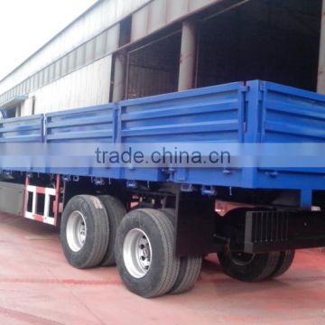 2 axles side wall semi trailer