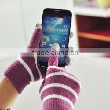 soft warn golves for touch screen smart mobile phone