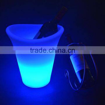 RGB Led Color Changing Ice Bucket Champagne Ice Bucket With Stand Ice Bucket Party Cooler