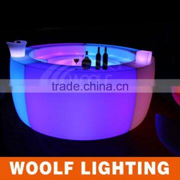 Glow Color Light High Quality Cheap Plastic LED Furniture