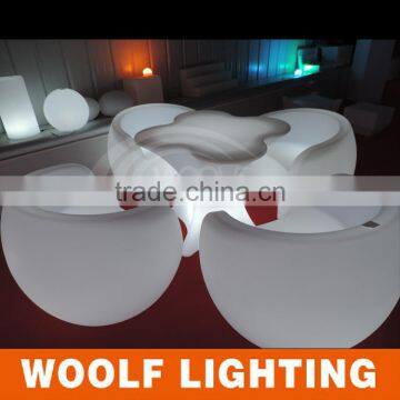 Modern Hotel Nightclub Bar Illuminated LED Sofa photo-2