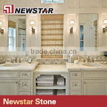 Newstar Prefab Double Sink Quartz Bathroom Vanity Top photo-4