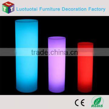 plastic wedding festive party event pillars columns with multicolor change