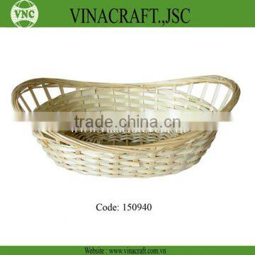 Oval fruit bamboo basket cheap