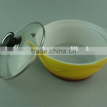 Stocked Cheap Price Ceramic Tureen With Glass Lid photo-2