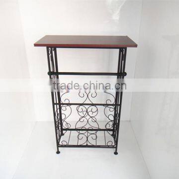 Metal Frame Iron Brace French Style Kitchen Bathroom Side Table photo-2