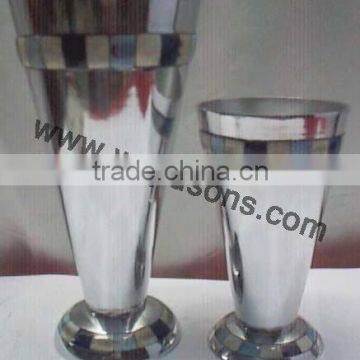 Lacquered Metal Vase With Copper Finish Lacquered Copper Vase Lacquered Iron Vase Copper Look Vase photo-4