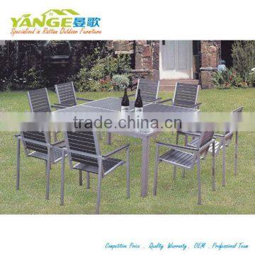 leisure garden wooden table and chair rental
