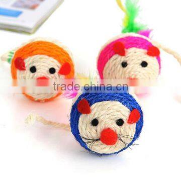 Wholesale Cat Toys Bulk Cat Toys Squeaky Cat Toy Mouse With Feather photo-2