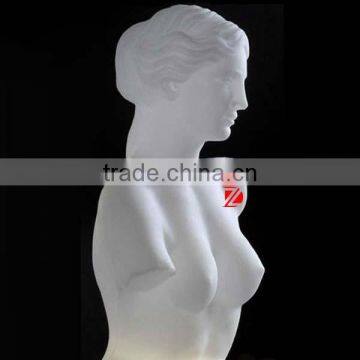 white marble naked lady bust sculpture