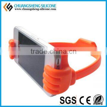 Factory Price Flexible Thumb Silicone Stands for Mobile Phone and Tablet