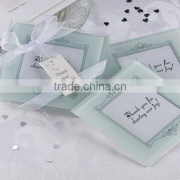 Wholesale Blank White Glass Coaster photo-5