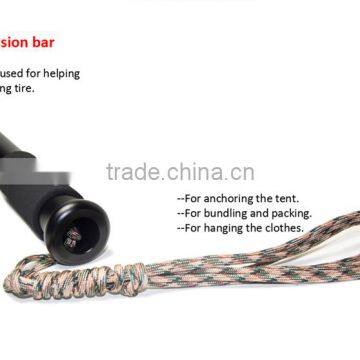 High Quality Steel Bar With Knife and Attact Head ,Best Self Defence Tool ,outdoor Survival Kits photo-3