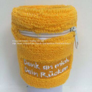 Custom Cotton Zipper Sweatband