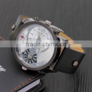 Wholesale Factory Price Two Dials Business Watch Classical High Quality Men's Quartz Watch photo-3