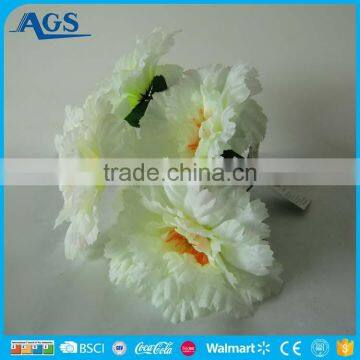 Pure white petals plastic Christmas flower