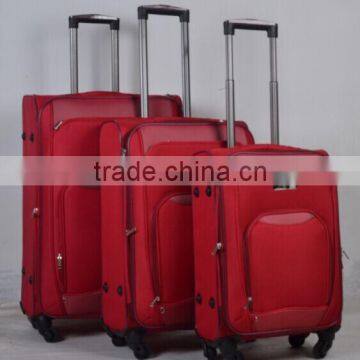 Pressional stock luggage trolley bag supplier from china