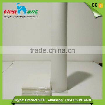 Factory price sublimation tacky paper 44 inch roll