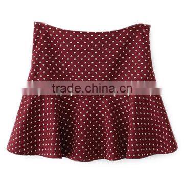 Ladies' Fashion Polyester Print Ruffle Bottom High Quality Direct Manufacturer Hawaii Party Skirt photo-4
