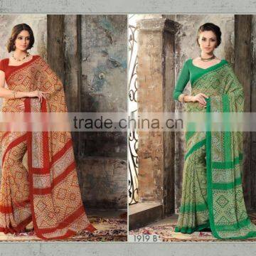 Glamour Surat Chiffon Printed Designer Saree