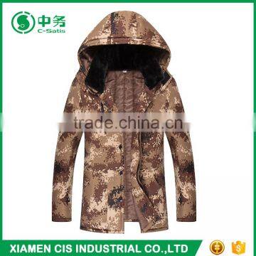 New Arrival Plus Size Long Style Winter Windproof Mens Camo Cotton - Padded Jacket photo-3