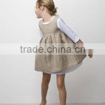 New 100% Cotton Girls Dress Children Sleeveless Puffy Dresses Frock Design For Girls