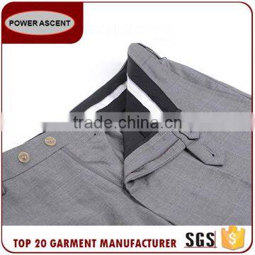 New Design Men Light Grey Checked Formal Pants Designs photo-3