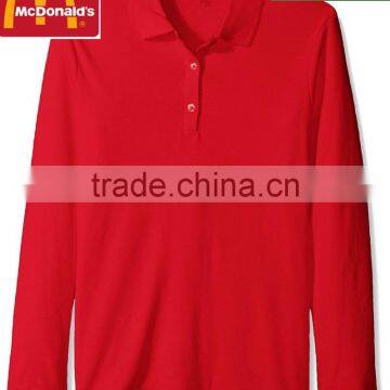 New Design T-shirt Woman TC Polo t Shirt China Factory photo-6