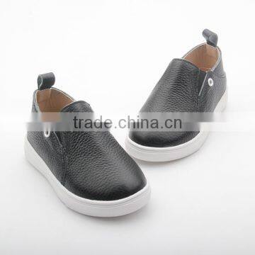New Style Leather Flat Shoe Custom Logo Shoes Kids 2017 photo-4