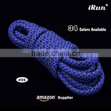 Reflective Round Thick Shoelaces in a Variety of Colors Several Lengths - Works For all Sneakers and Shoes - Accept Custom