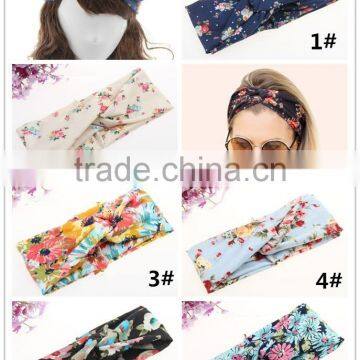 2015 Wholesale Flower Pattern Knit Headband photo-2