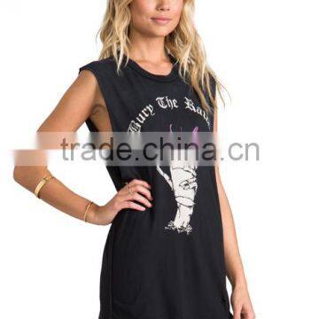 no Bra Custom Printing Tank Top