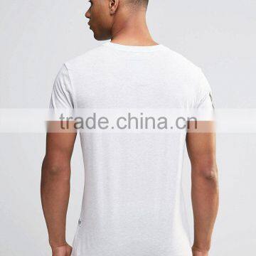2017 Guangzhou Wholesaler Printed 180g 95% Cotton 5% Polyester Summer Short Sleeve T Shirt Stores photo-2
