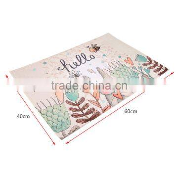 2016 Practical 1Pcs Fashion Kawaii Cartoon Rabbit Print Floor Mat Rectangle Carpet Doormats for Living Room Anti-Slip Rugs photo-6