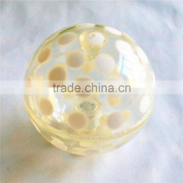 75 mm beautiful smooth air bouncing ball with white dots