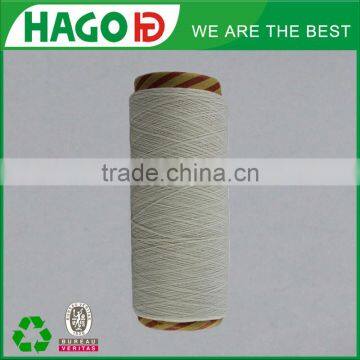 HAGO 10s/1 white recycled cotton yarn for knitted yarn socks yarn on cones