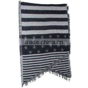Fashion EU Stars and Stripes Winter Women Scarf and Shawl 2017 photo-6