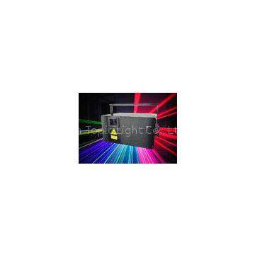 3D animation laser event light 2600mw RGB Laser Stage Light With ILDA 30kpps Max 50kpps Scanner