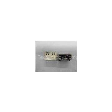 Custom 1000BASE 1 x 2 port Filter RJ45 with Transformer Internal Magnetics Tab Down