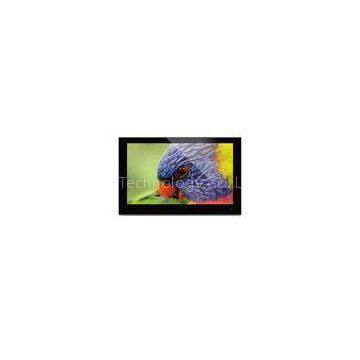 350cd/m2 16:9 13.3 Inch Black Digital Photo Frame With Video Loop Play