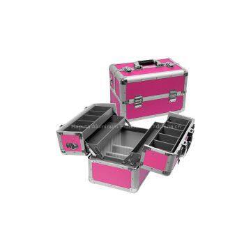 Popular Aluminum Makeup Train Case (HB-3210)